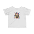 Infant Tee — Patriotic Raccoon "Fear but Free" Baby Shirt