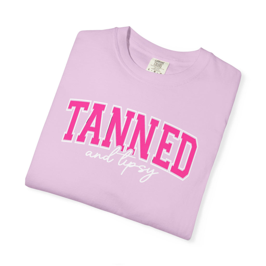 T-Shirt — "TANNED" Pink Arch Graphic Tee
