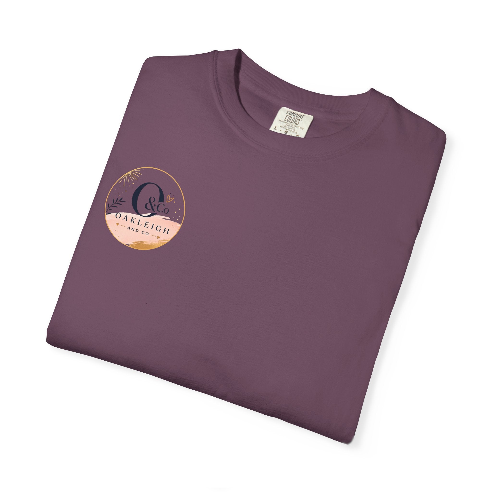 Oakleigh & Co. Branded T‑Shirt — Minimal Logo Chest & Back Paintbrush Design