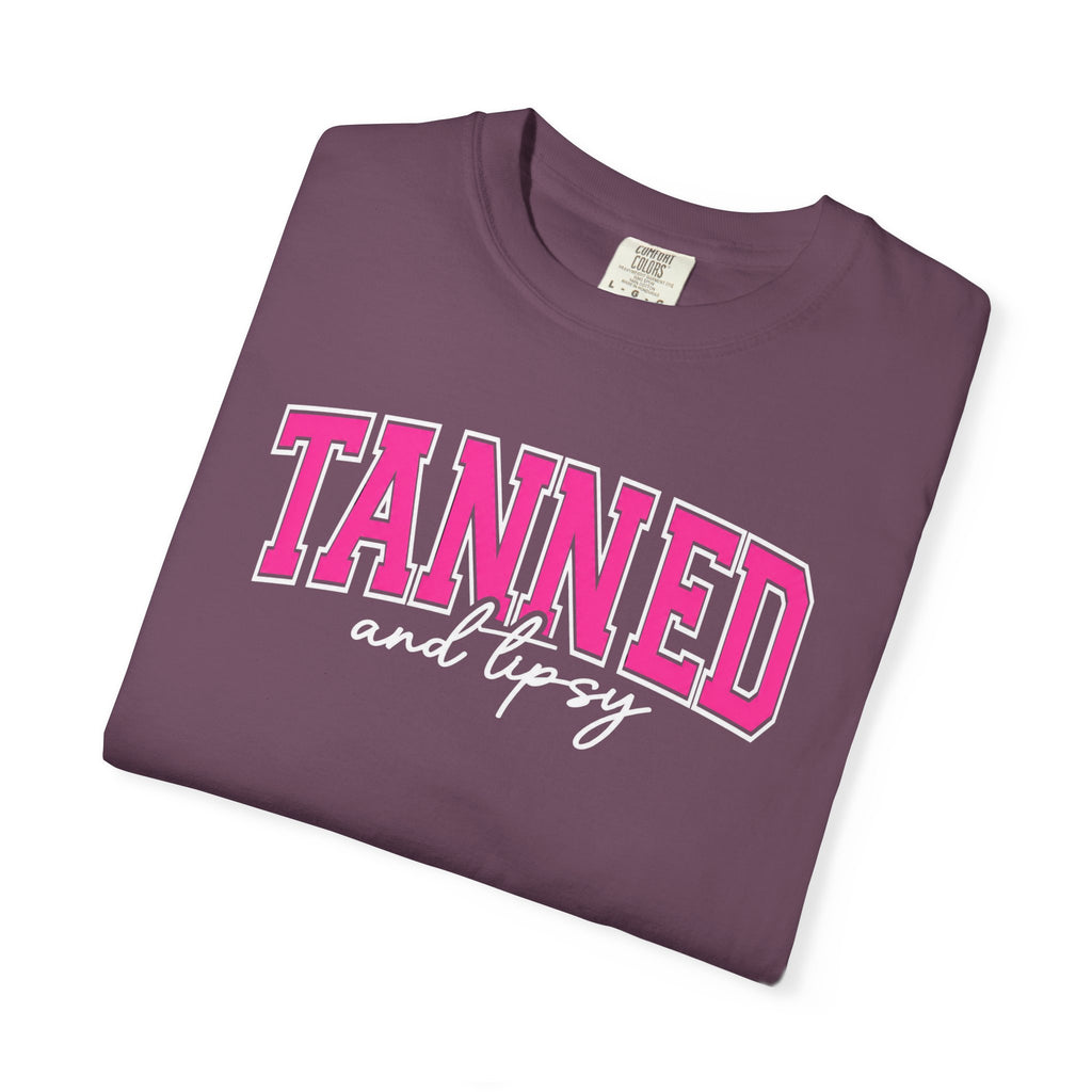 T-Shirt — "TANNED" Pink Arch Graphic Tee