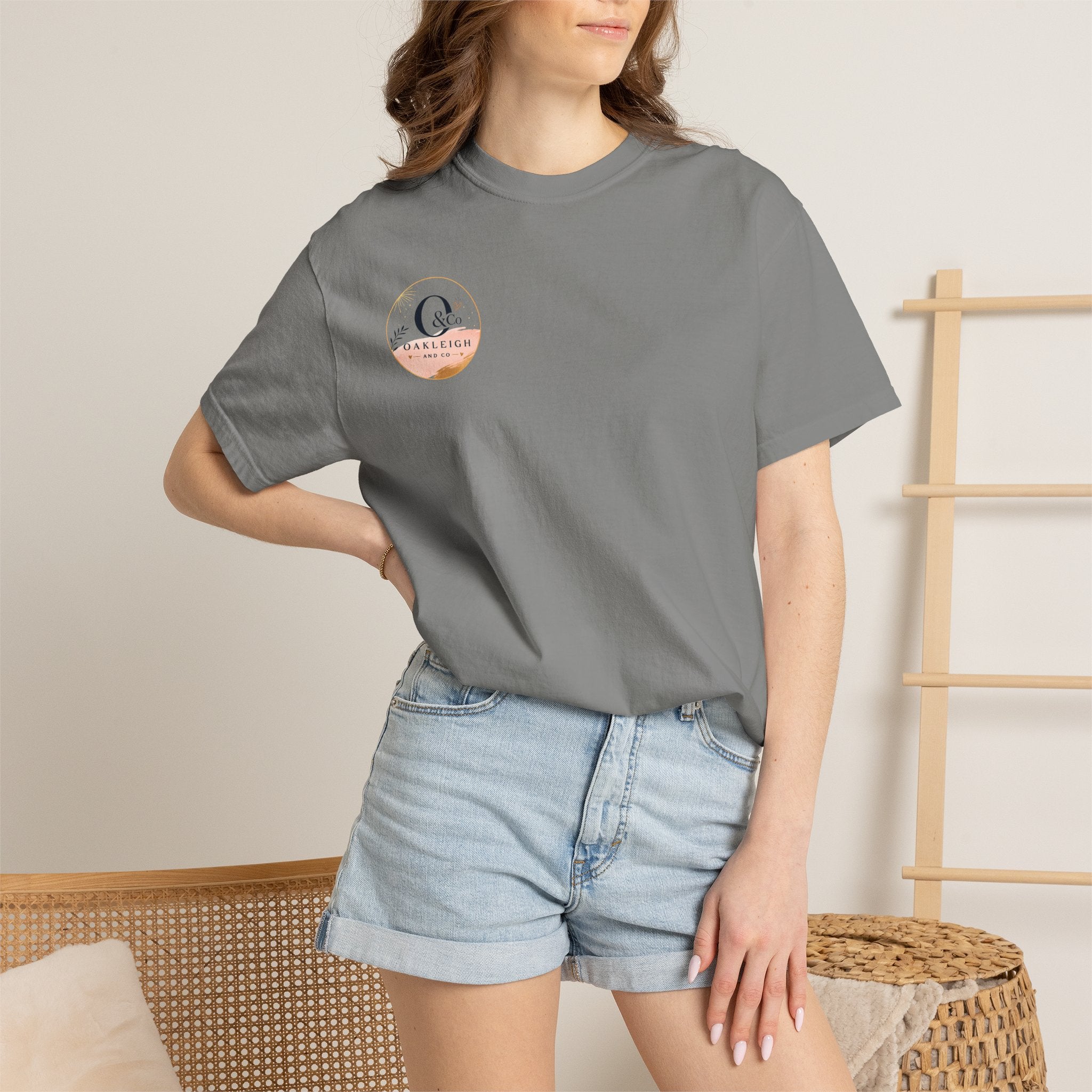 Oakleigh & Co. Branded T‑Shirt — Minimal Logo Chest & Back Paintbrush Design