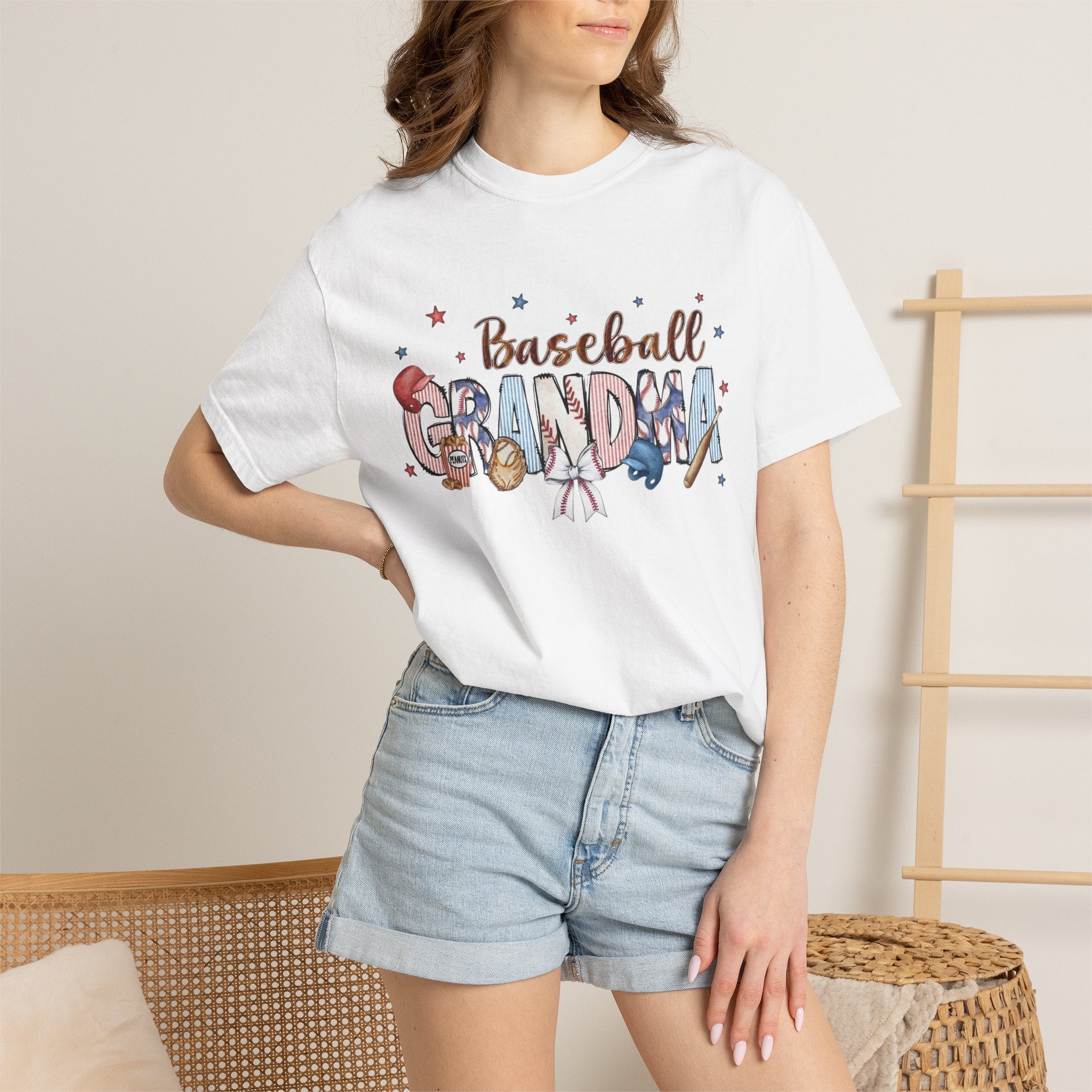 Baseball Grandma T-Shirt — Cute Sports Grandma Gift