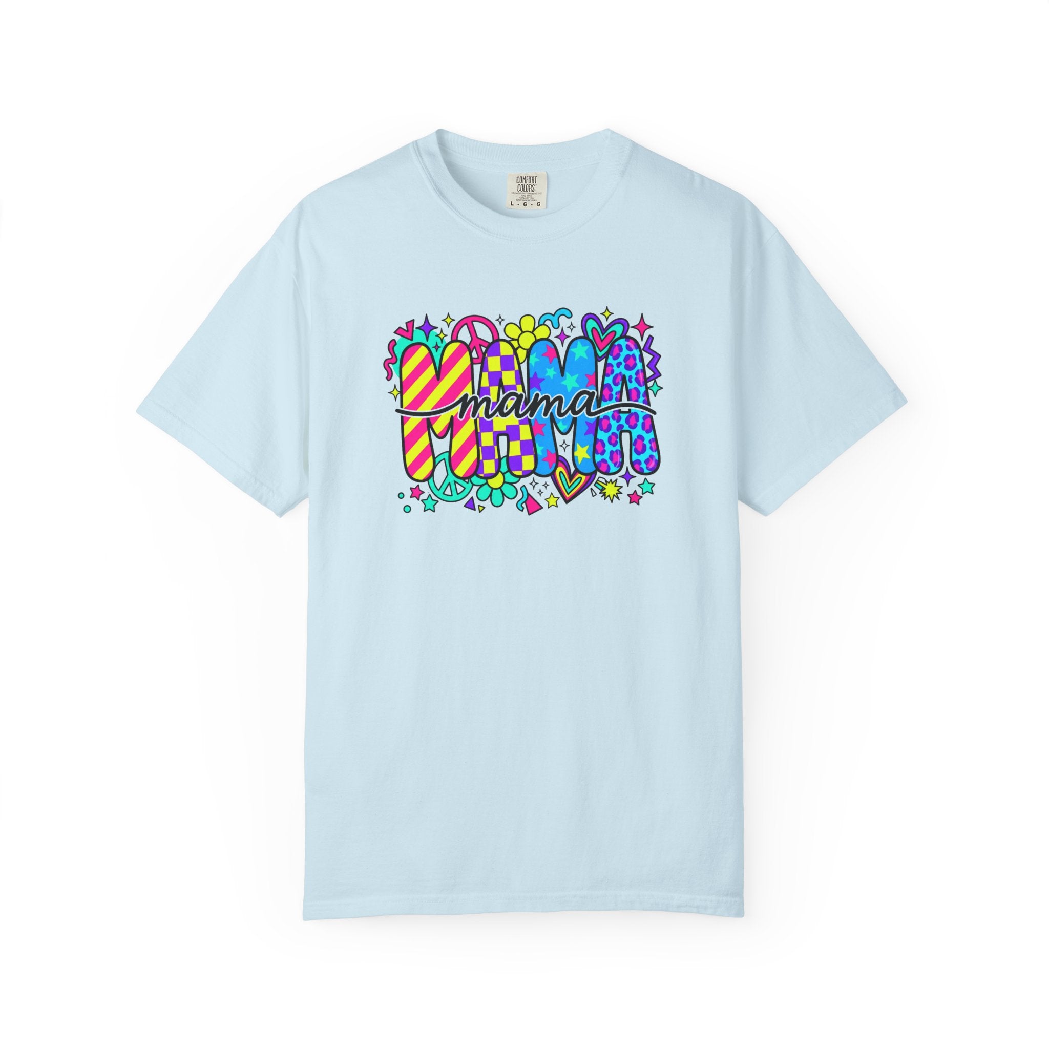 Mama Pop Art T-Shirt — Colorful Retro Mom Graphic Tee