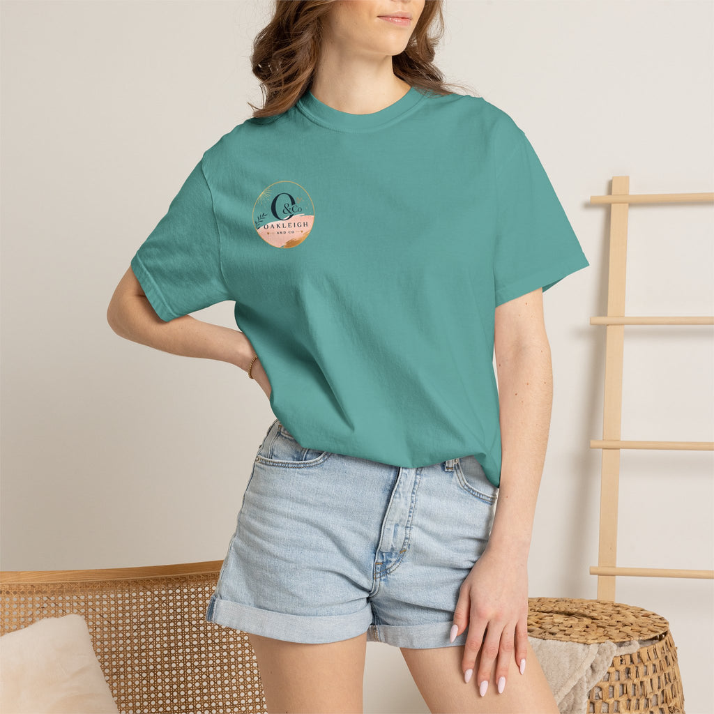 Oakleigh & Co. Branded T‑Shirt — Minimal Logo Chest & Back Paintbrush Design