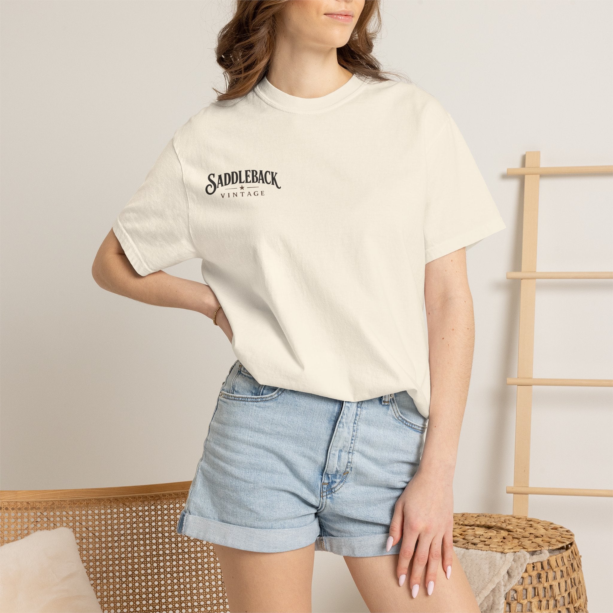 Saddleback Vintage T-Shirt — Rustic Furniture Store Logo Tee