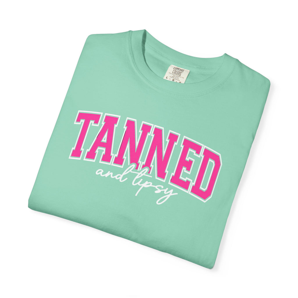 T-Shirt — "TANNED" Pink Arch Graphic Tee