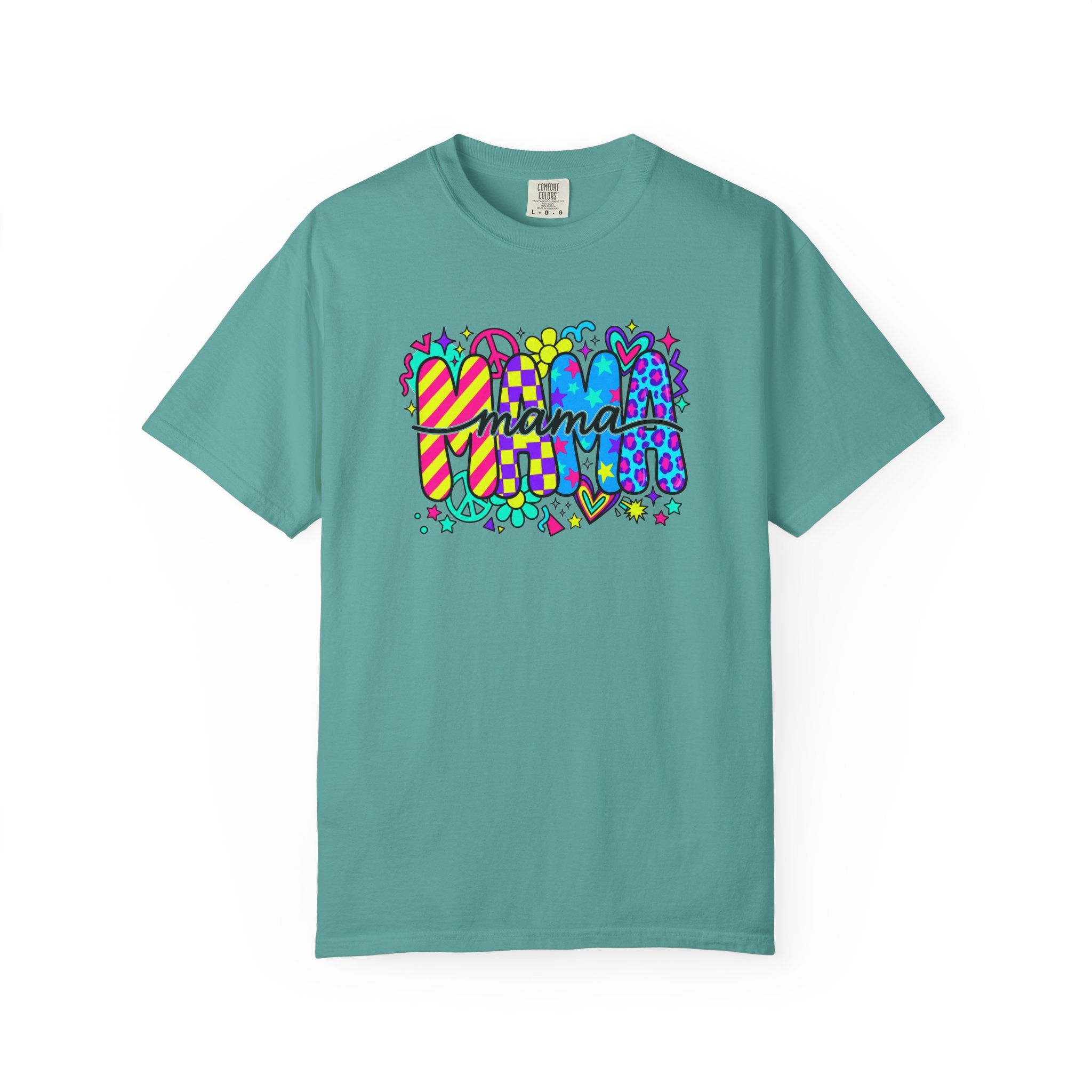 Mama Pop Art T-Shirt — Colorful Retro Mom Graphic Tee