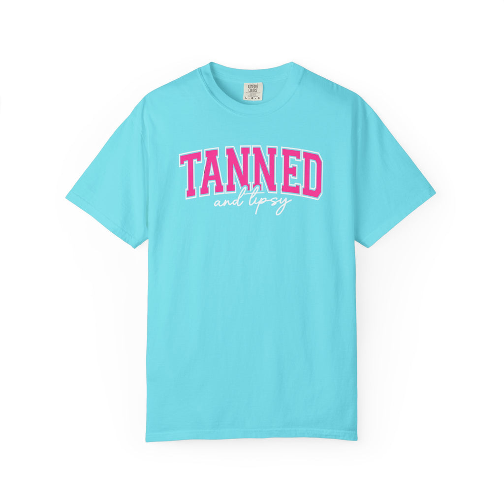 T-Shirt — "TANNED" Pink Arch Graphic Tee