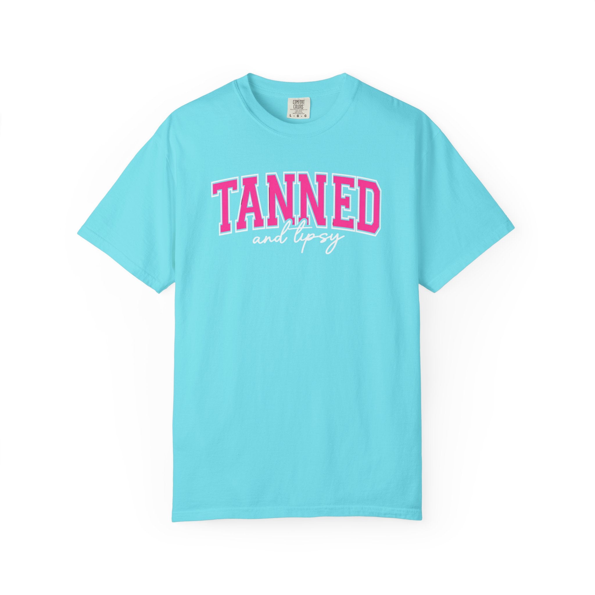 T-Shirt — "TANNED" Pink Arch Graphic Tee