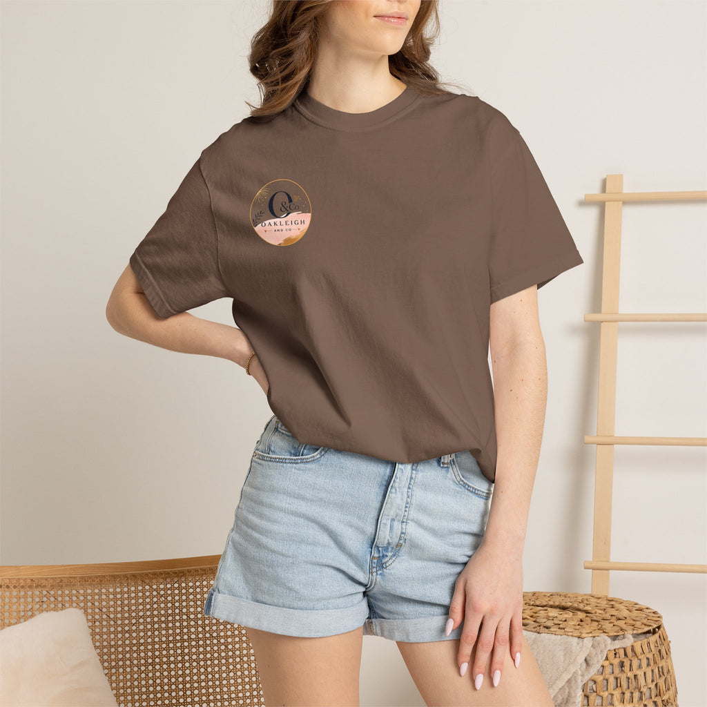 Oakleigh & Co. Branded T‑Shirt — Minimal Logo Chest & Back Paintbrush Design