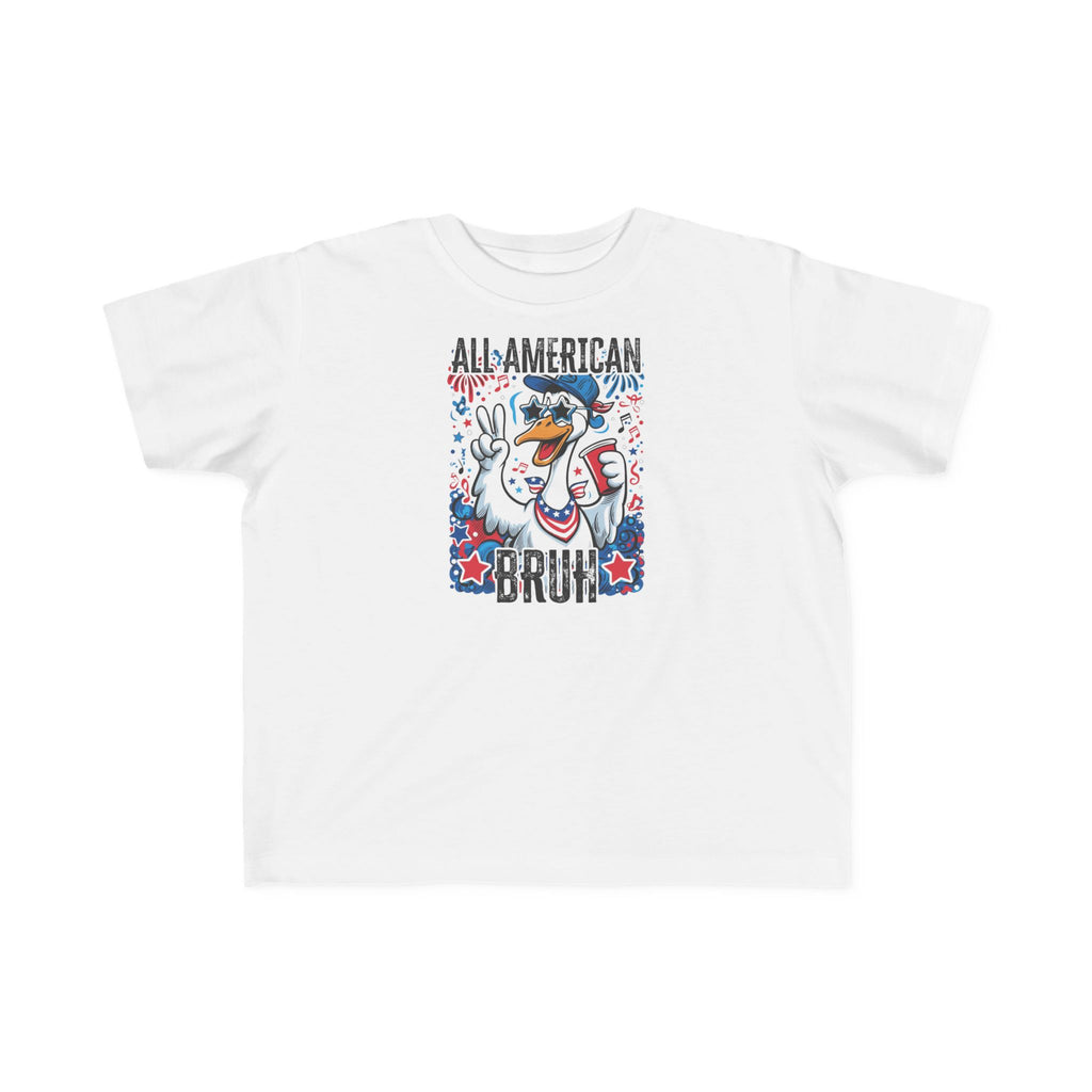 All-American 'Bruh' Toddler T-Shirt – Patriotic Eagle 4th of July Tee