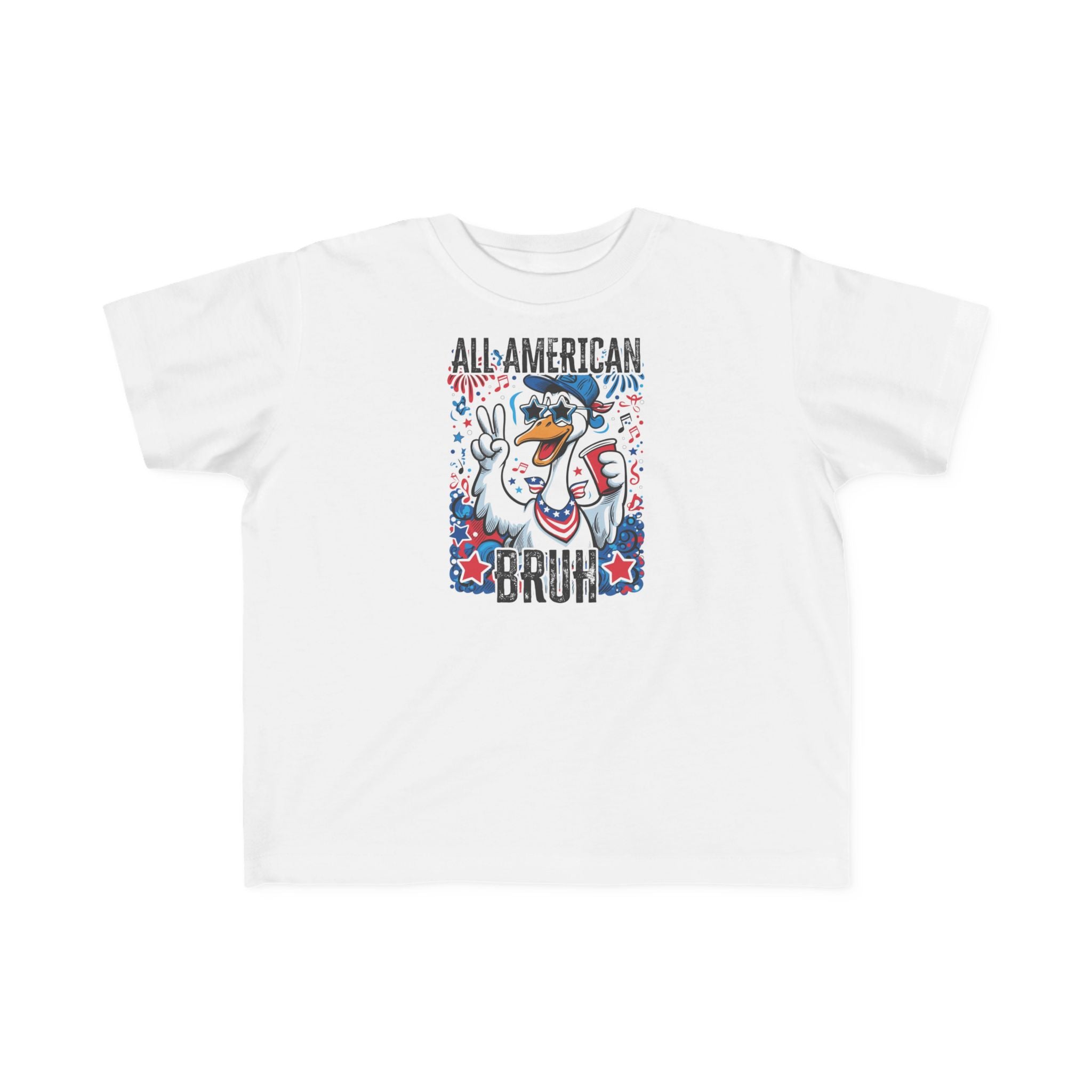 All-American 'Bruh' Toddler T-Shirt – Patriotic Eagle 4th of July Tee