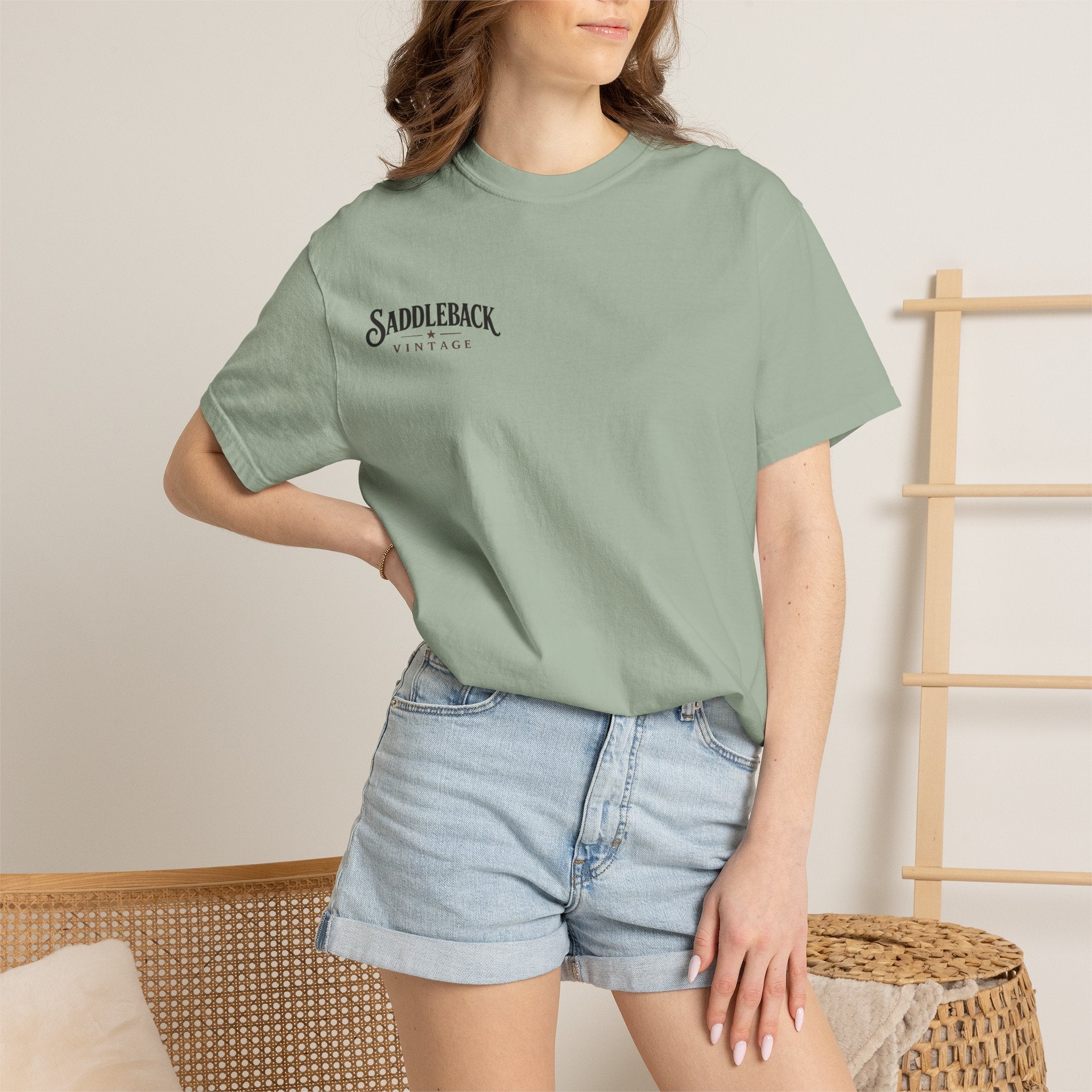 Saddleback Vintage T-Shirt — Rustic Furniture Store Logo Tee