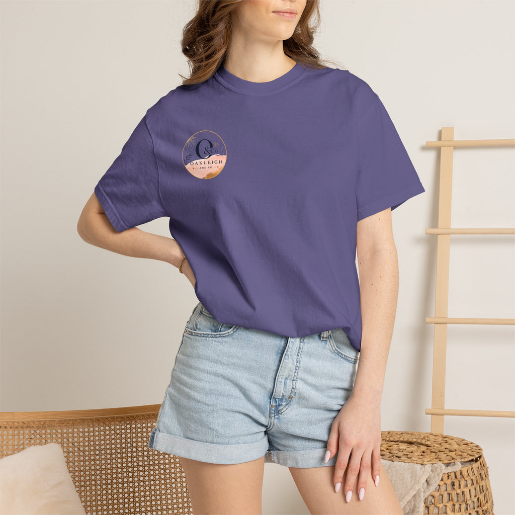 Oakleigh & Co. Branded T‑Shirt — Minimal Logo Chest & Back Paintbrush Design