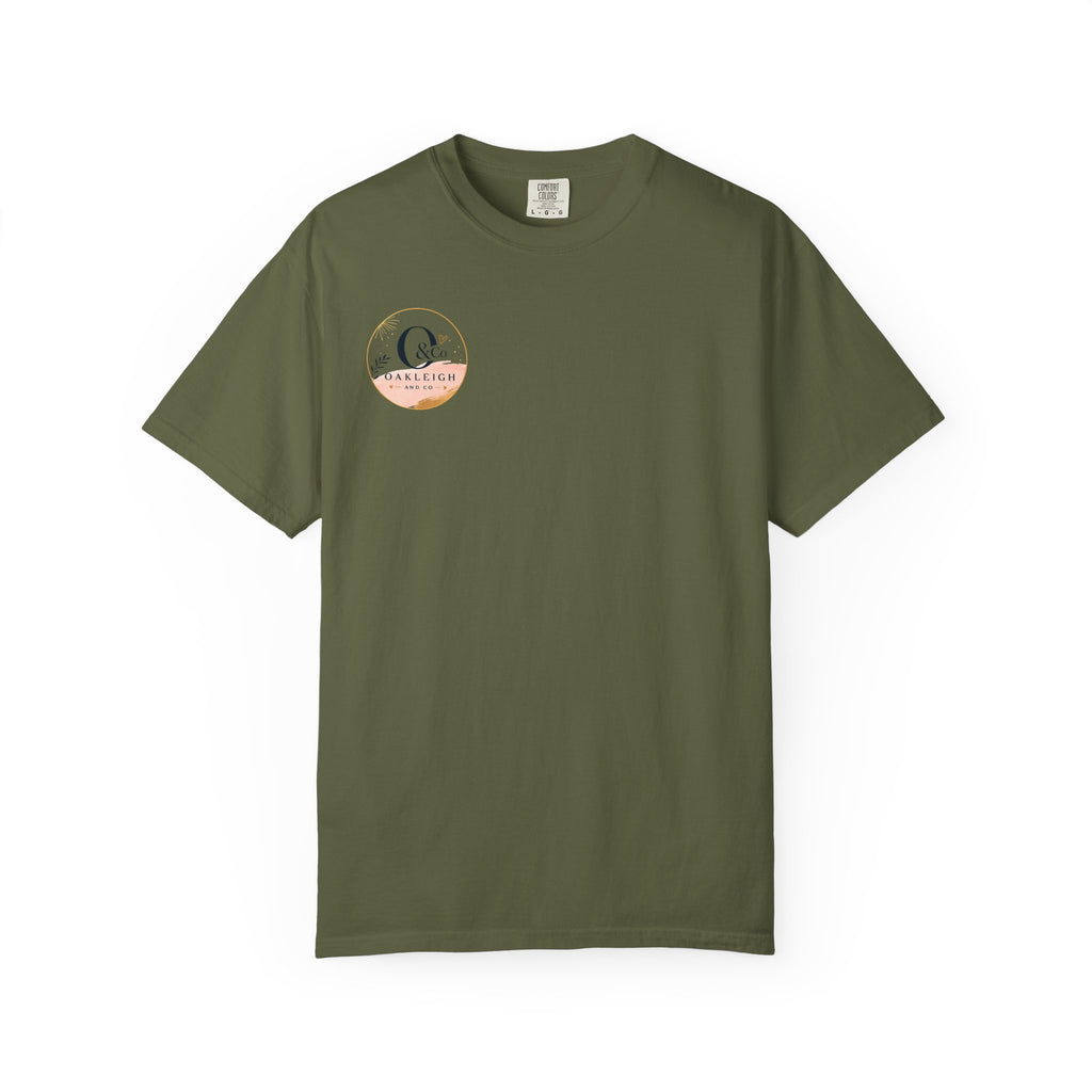 Oakleigh & Co. Branded T‑Shirt — Minimal Logo Chest & Back Paintbrush Design