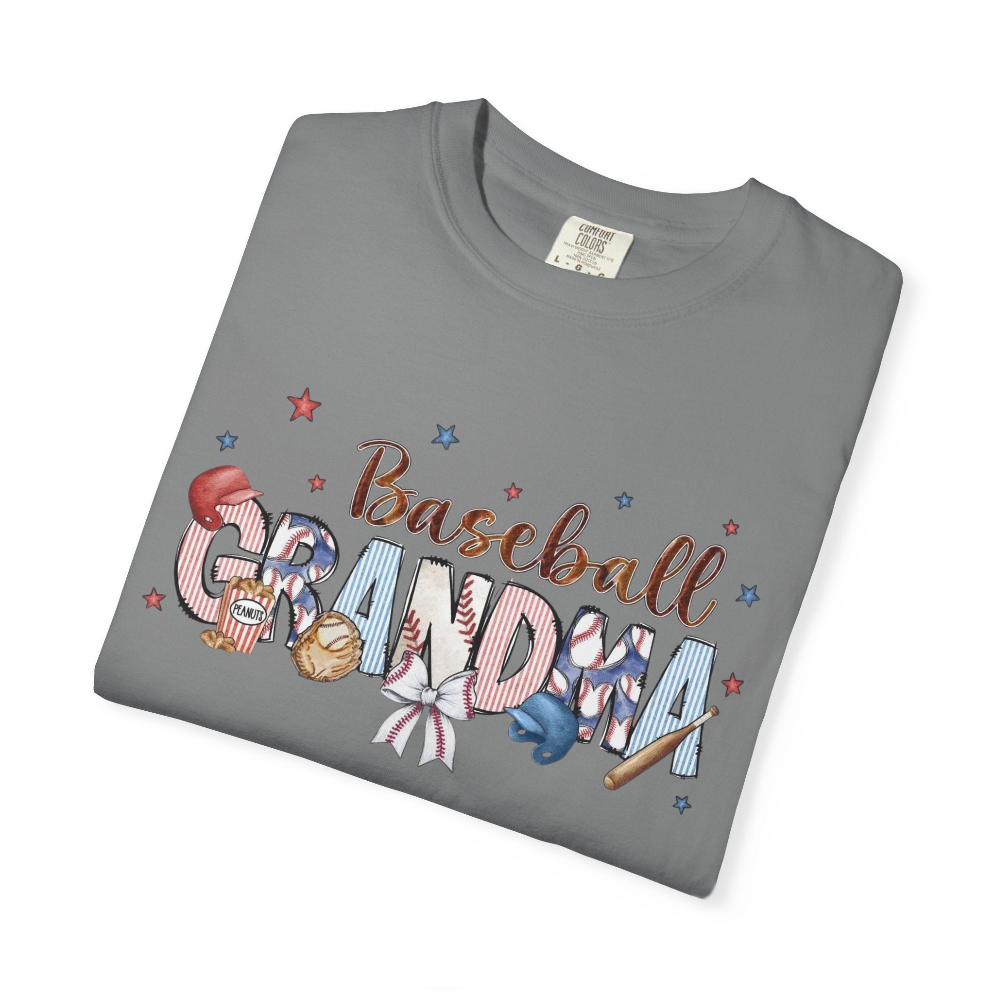 Baseball Grandma T-Shirt — Cute Sports Grandma Gift