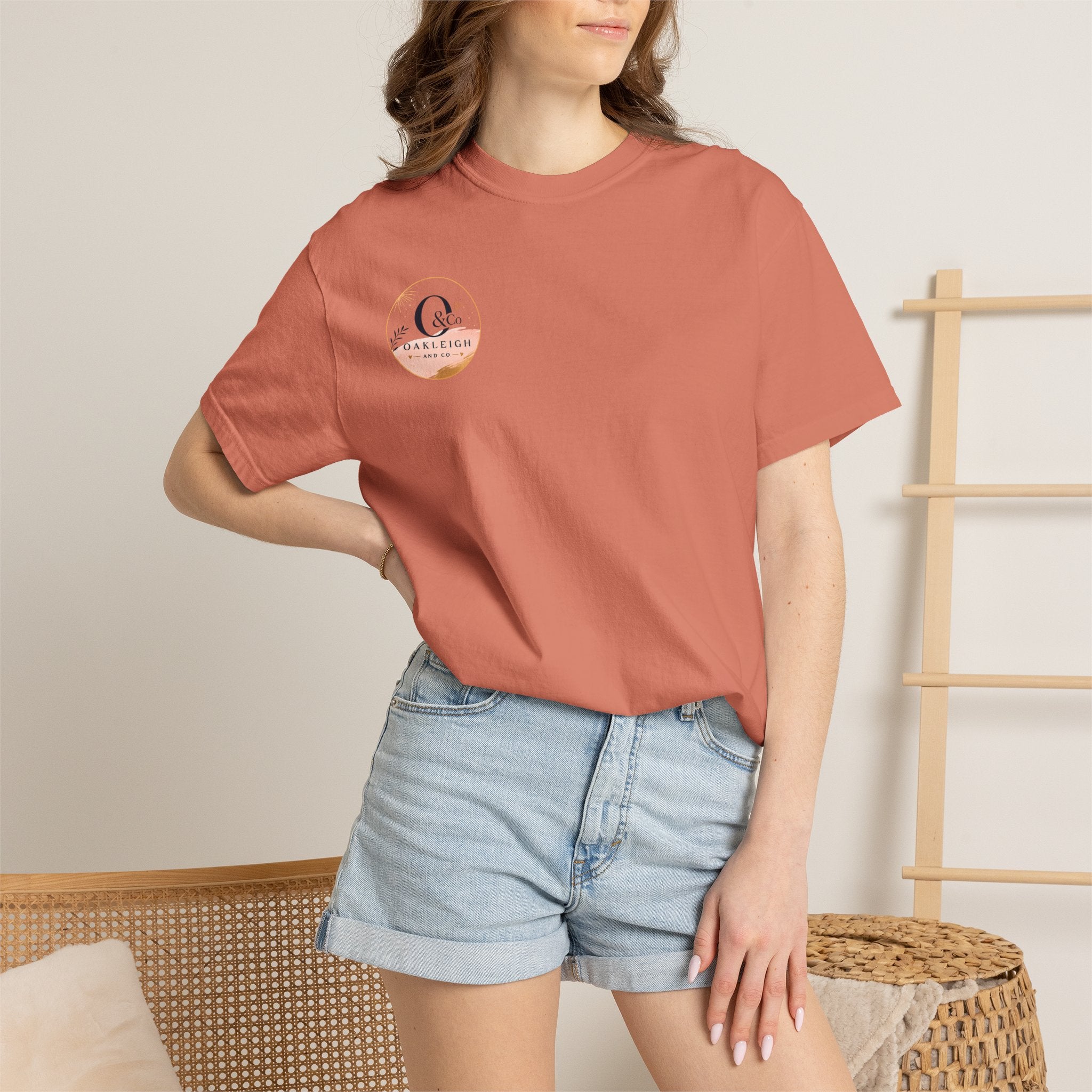 Oakleigh & Co. Branded T‑Shirt — Minimal Logo Chest & Back Paintbrush Design