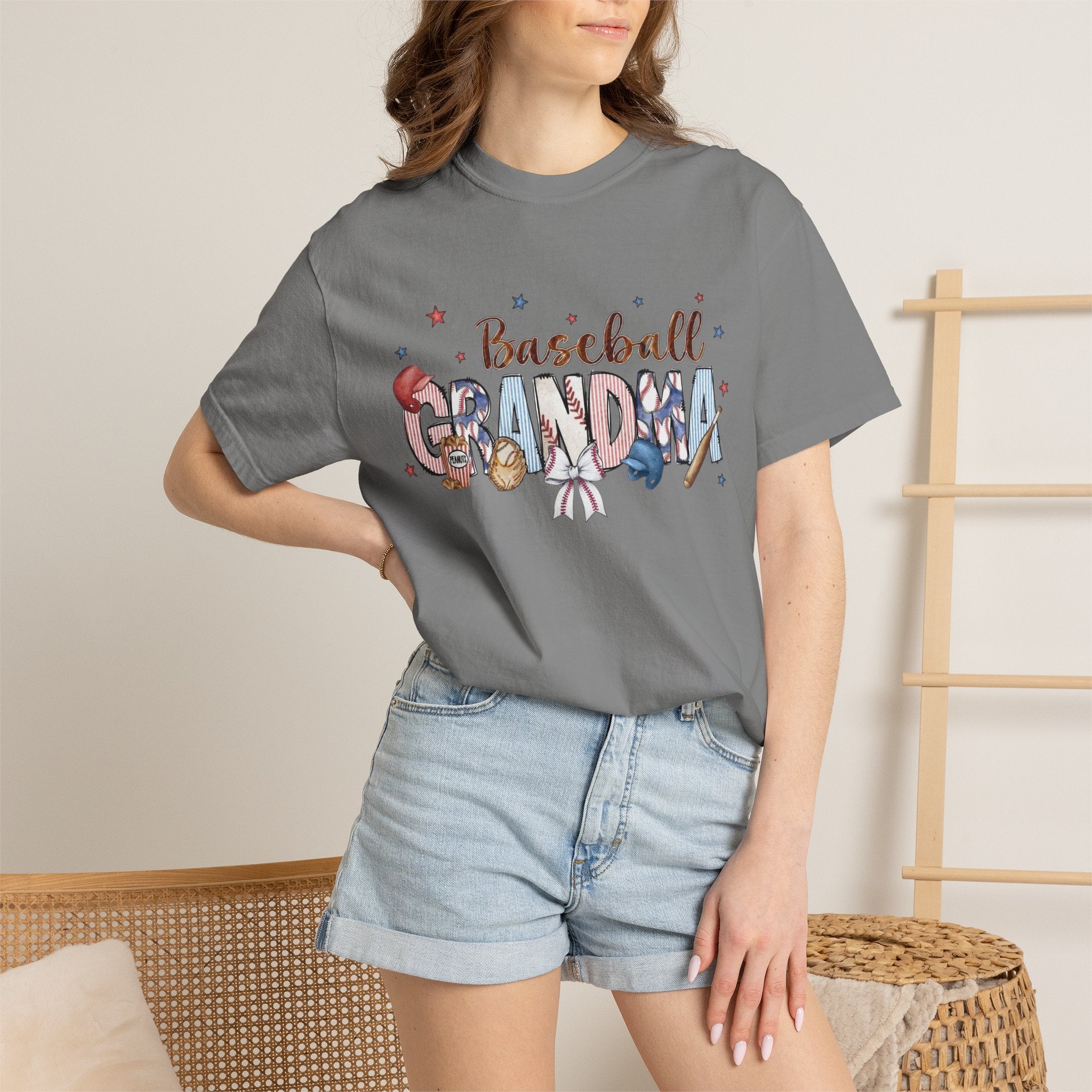 Baseball Grandma T-Shirt — Cute Sports Grandma Gift