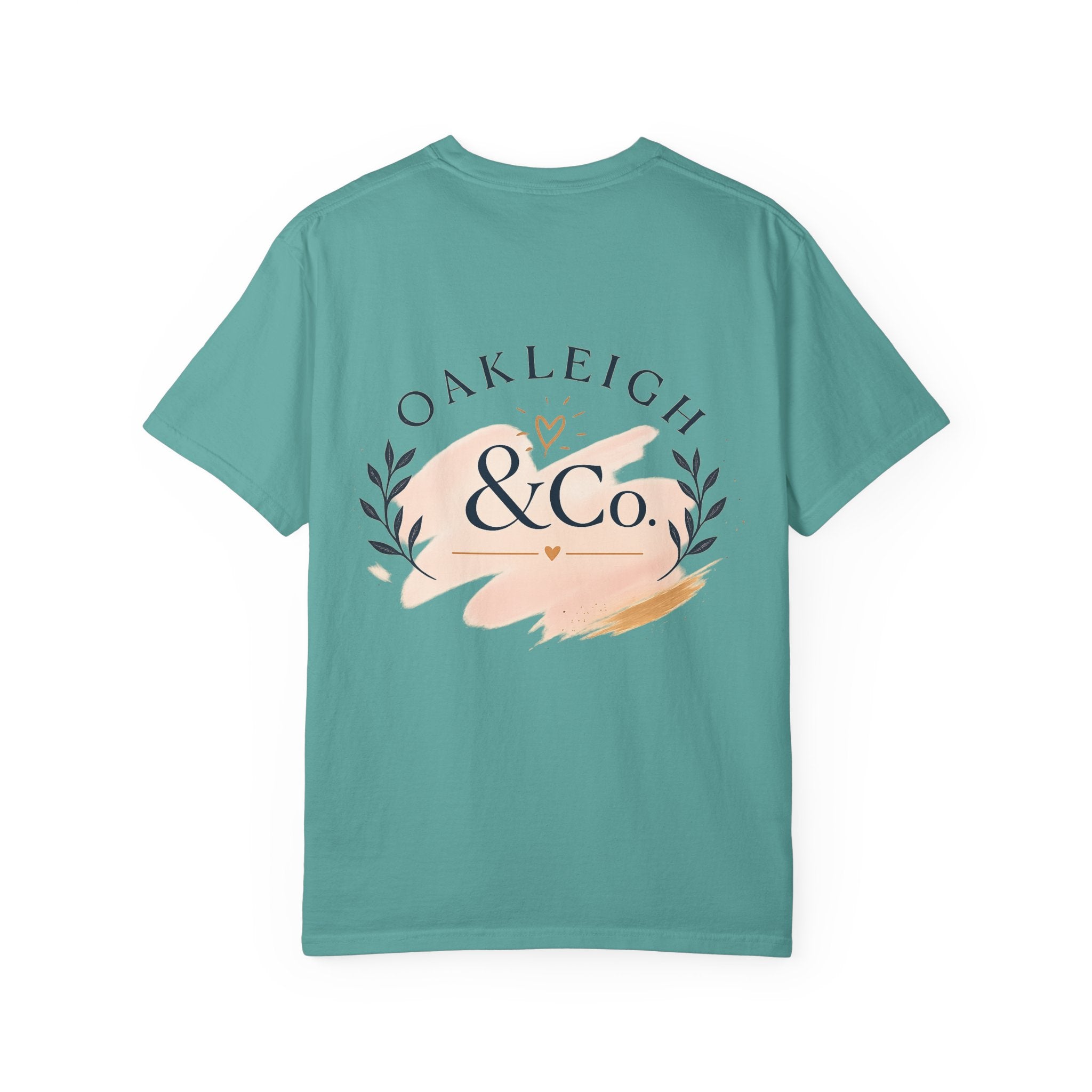 Oakleigh & Co. Branded T‑Shirt — Minimal Logo Chest & Back Paintbrush Design