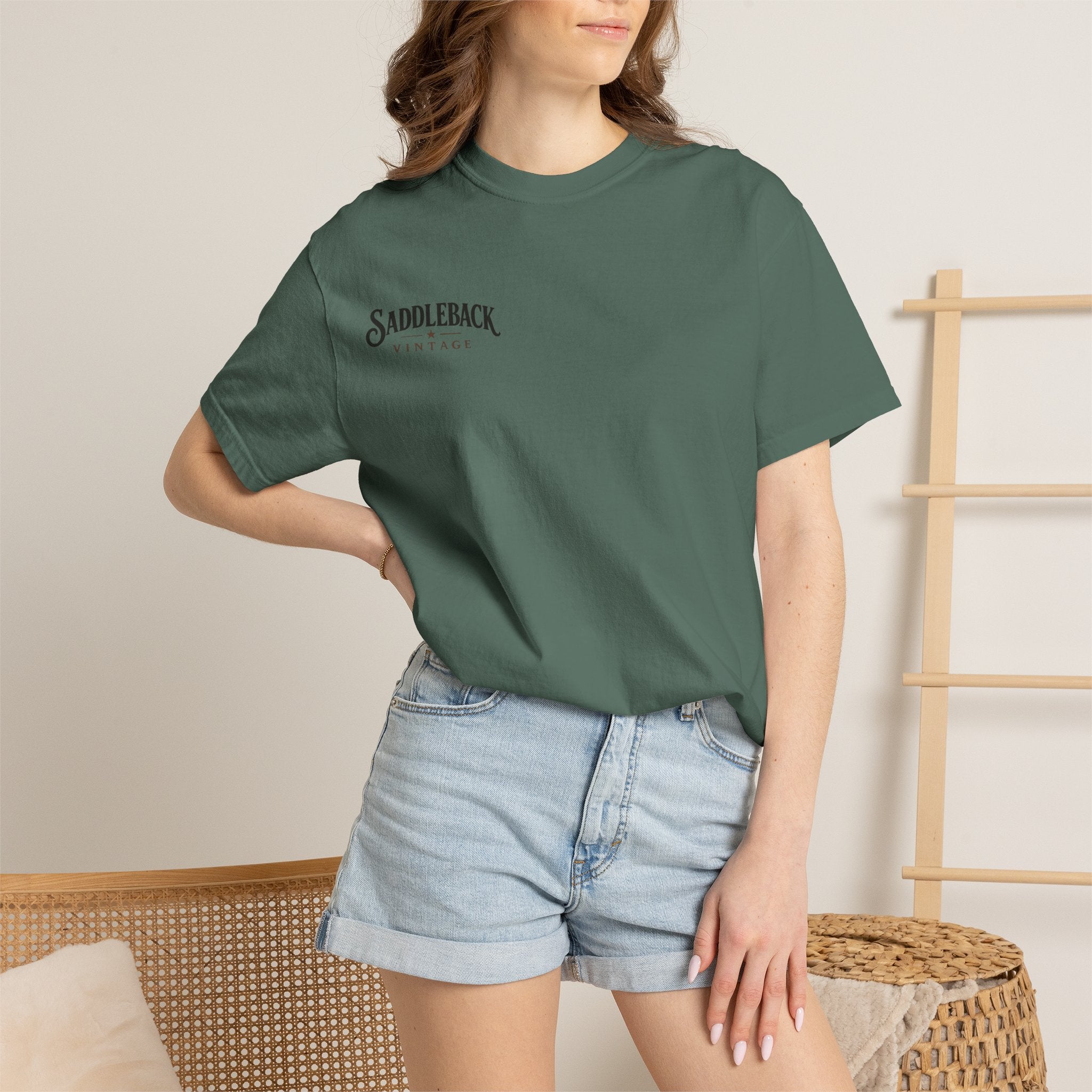 Saddleback Vintage T-Shirt — Rustic Furniture Store Logo Tee