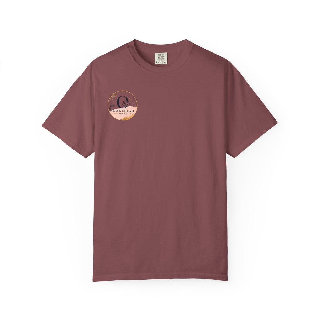 Oakleigh & Co. Branded T‑Shirt — Minimal Logo Chest & Back Paintbrush Design