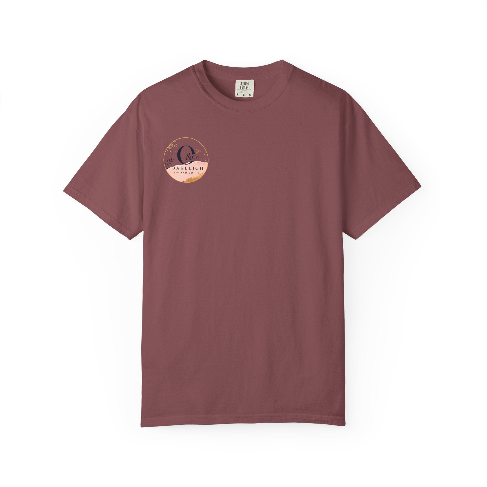 Oakleigh & Co. Branded T‑Shirt — Minimal Logo Chest & Back Paintbrush Design