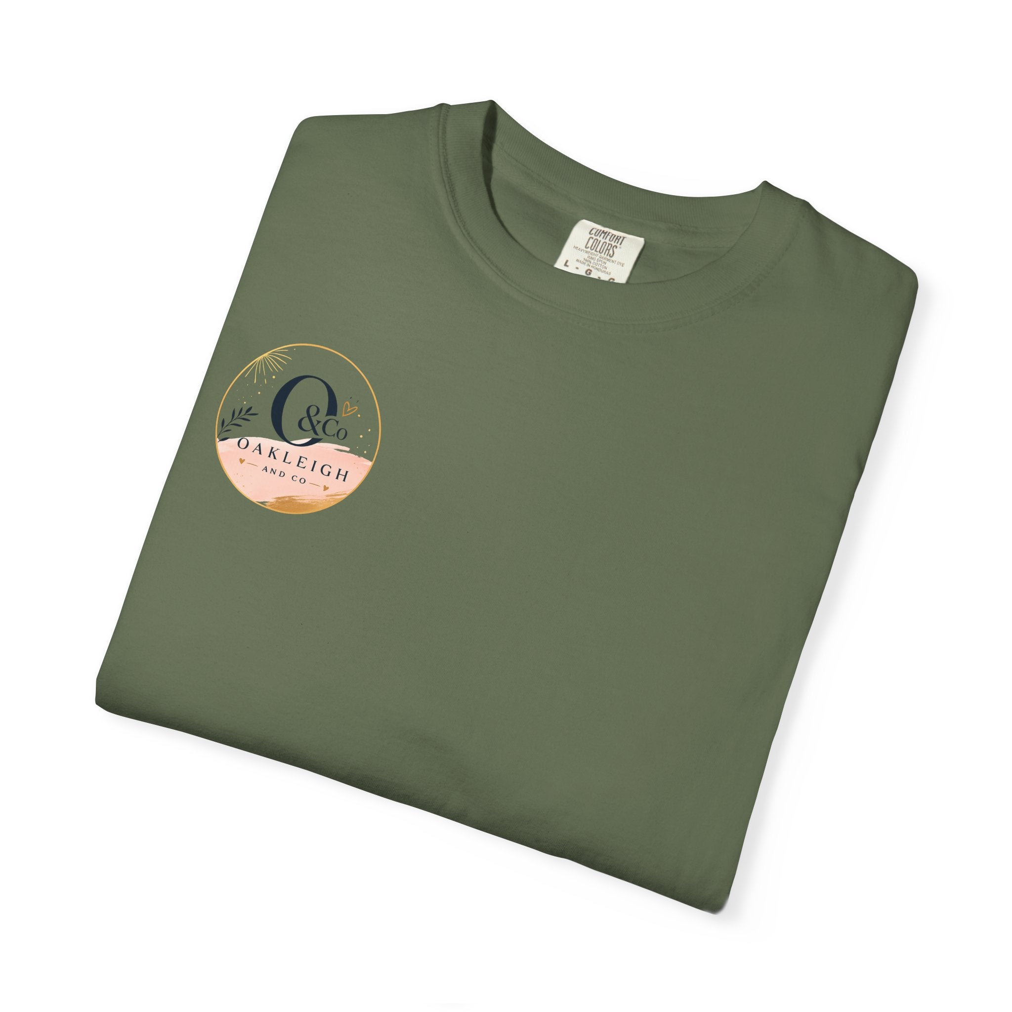 Oakleigh & Co. Branded T‑Shirt — Minimal Logo Chest & Back Paintbrush Design
