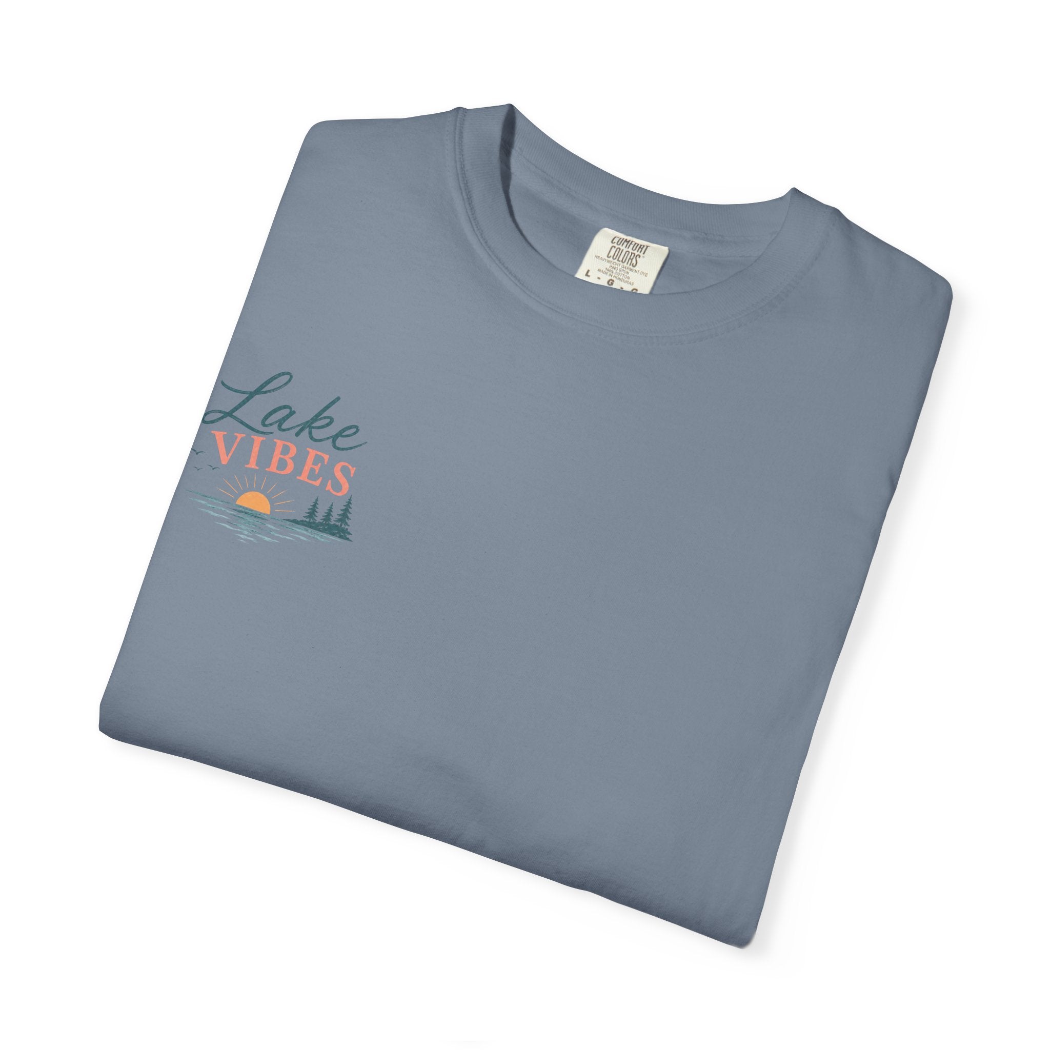 Lake Vibes T-Shirt — Scenic Sunset Dock Graphic Tee