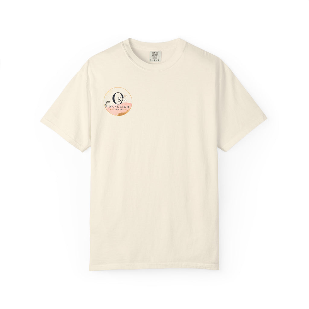 Oakleigh & Co. Branded T‑Shirt — Minimal Logo Chest & Back Paintbrush Design