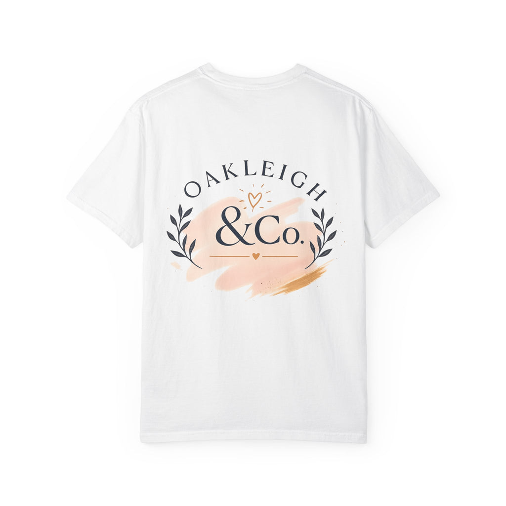 Oakleigh & Co. Branded T‑Shirt — Minimal Logo Chest & Back Paintbrush Design