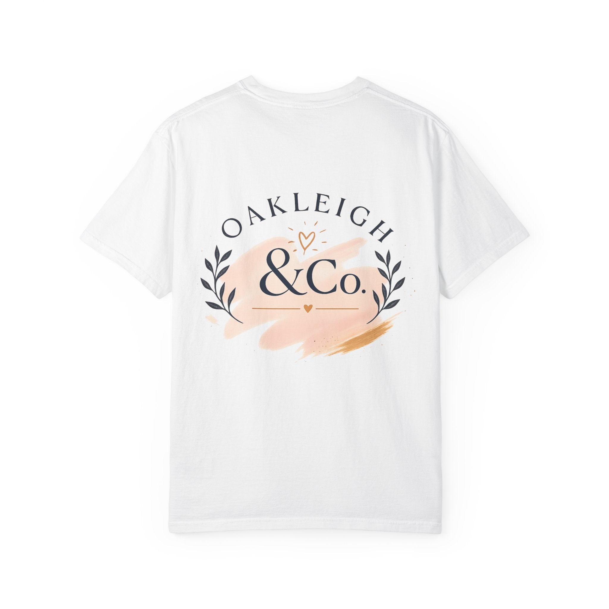 Oakleigh & Co. Branded T‑Shirt — Minimal Logo Chest & Back Paintbrush Design