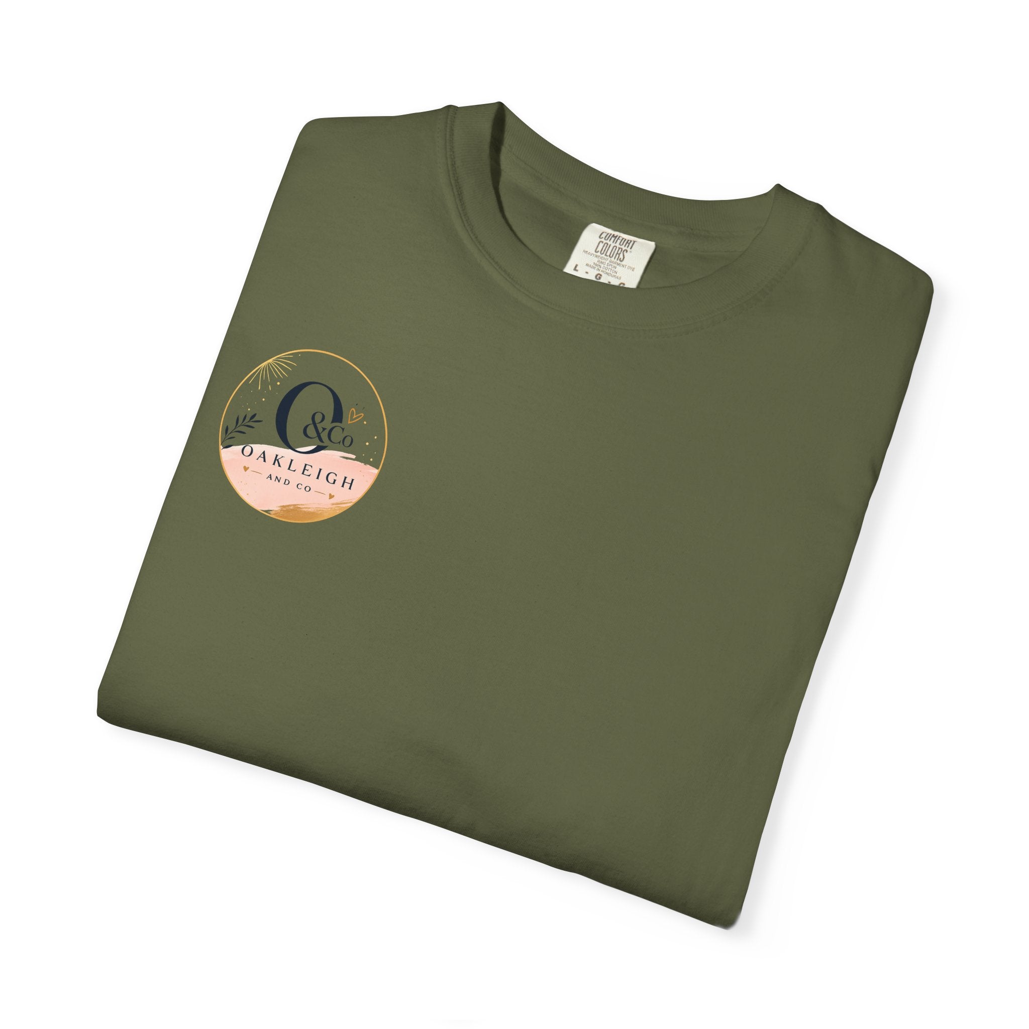 Oakleigh & Co. Branded T‑Shirt — Minimal Logo Chest & Back Paintbrush Design