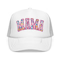 Mama Trucker Hat — Colorful Leopard Print Foam Cap for Moms