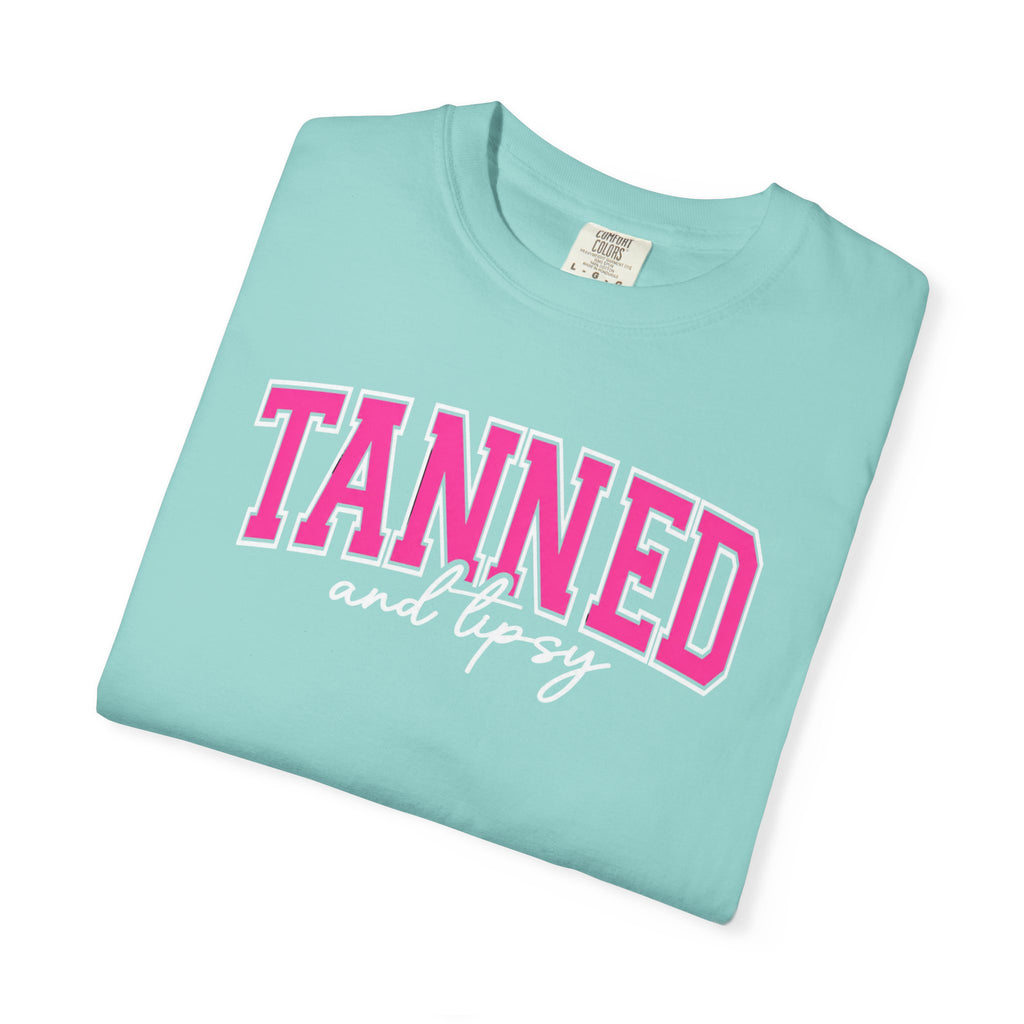 T-Shirt — "TANNED" Pink Arch Graphic Tee