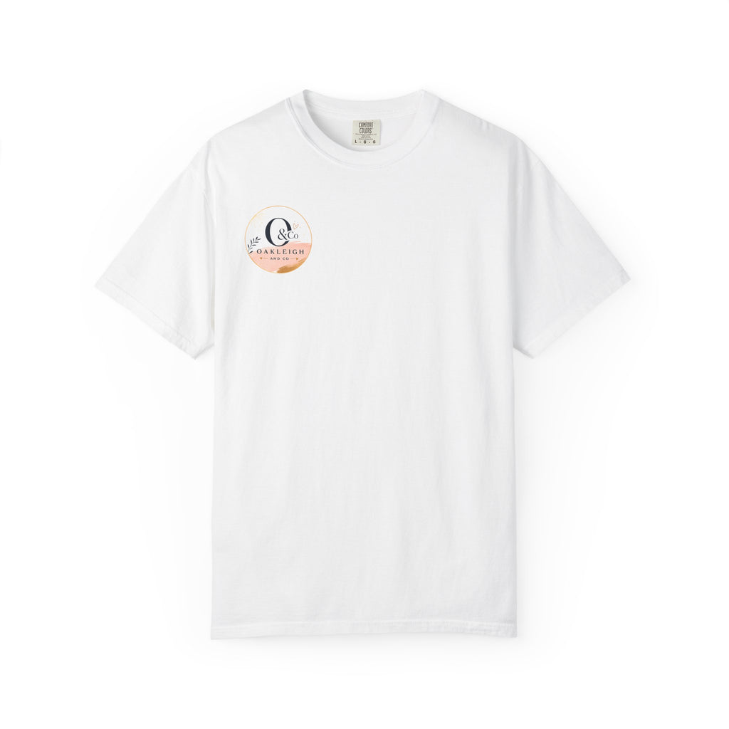 Oakleigh & Co. Branded T‑Shirt — Minimal Logo Chest & Back Paintbrush Design