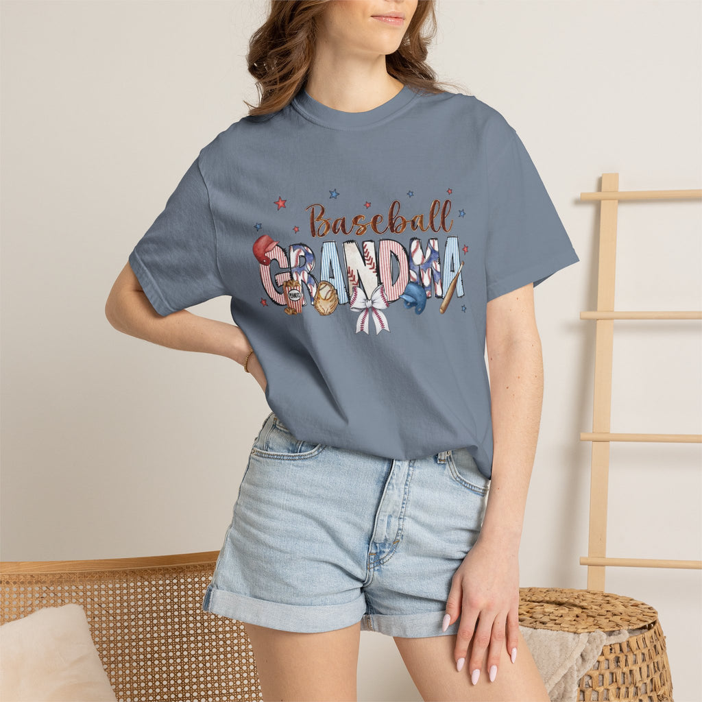 Baseball Grandma T-Shirt — Cute Sports Grandma Gift