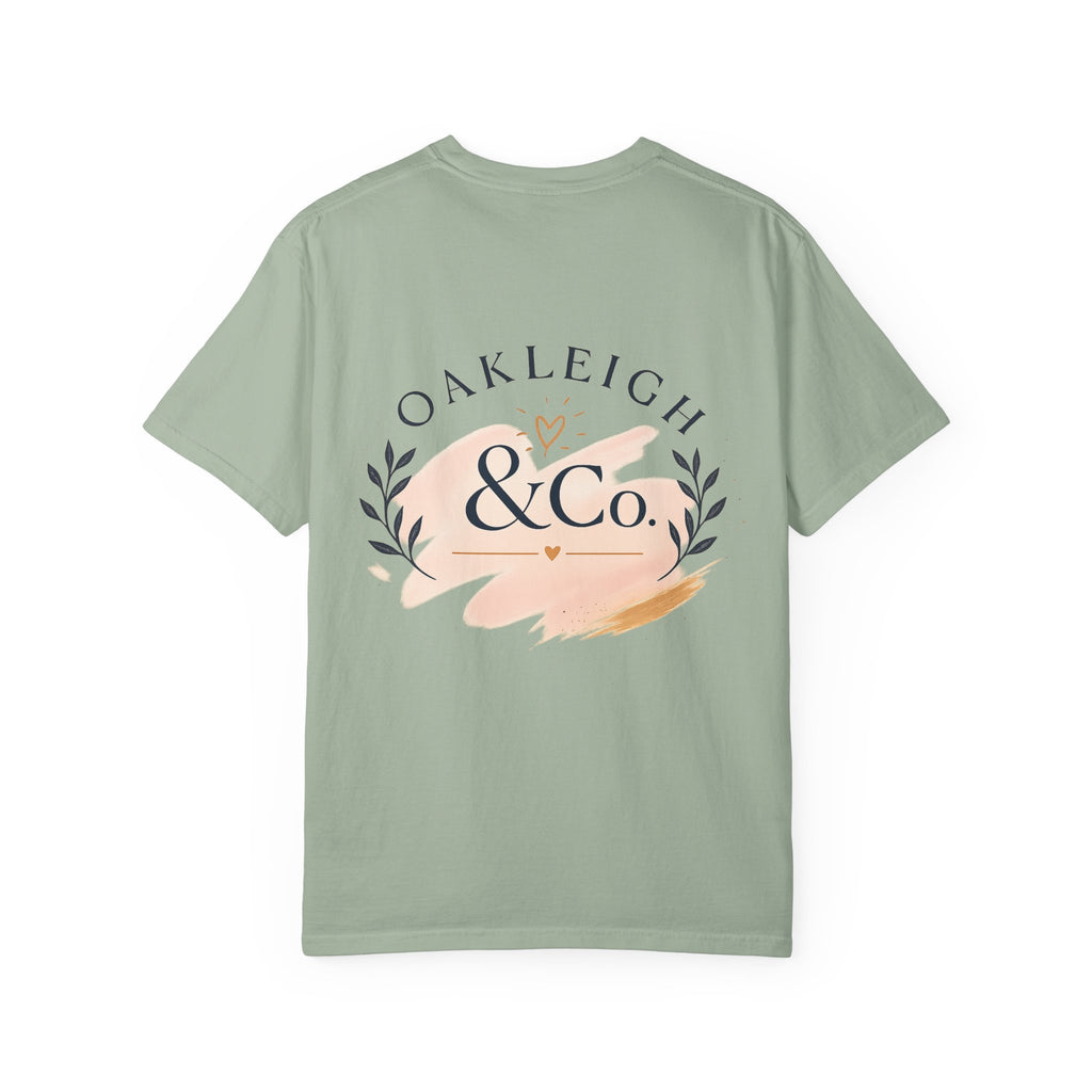Oakleigh & Co. Branded T‑Shirt — Minimal Logo Chest & Back Paintbrush Design