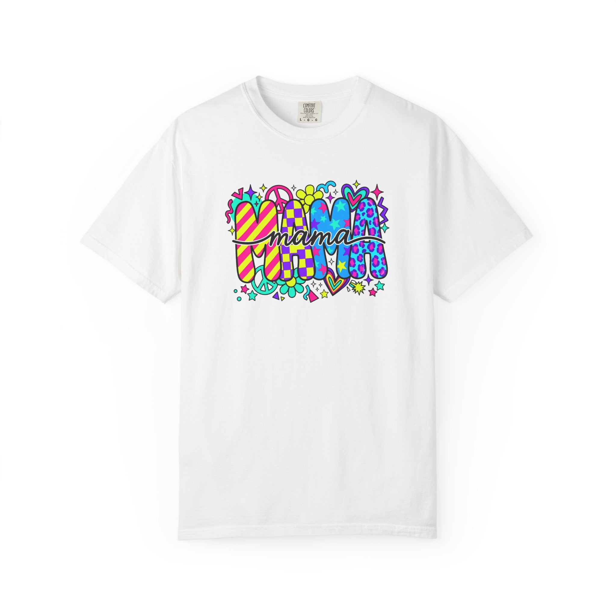 Mama Pop Art T-Shirt — Colorful Retro Mom Graphic Tee