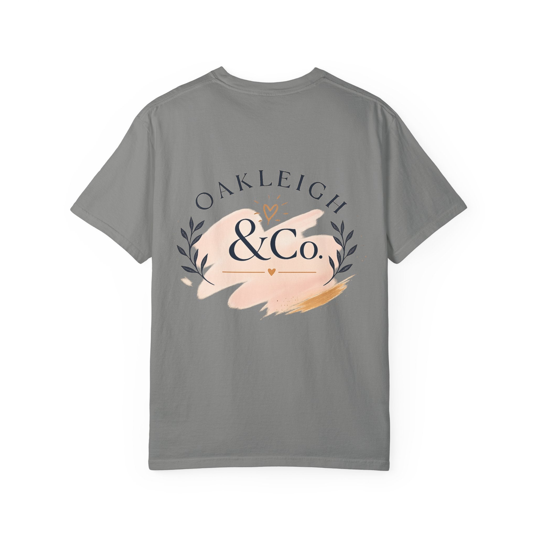 Oakleigh & Co. Branded T‑Shirt — Minimal Logo Chest & Back Paintbrush Design