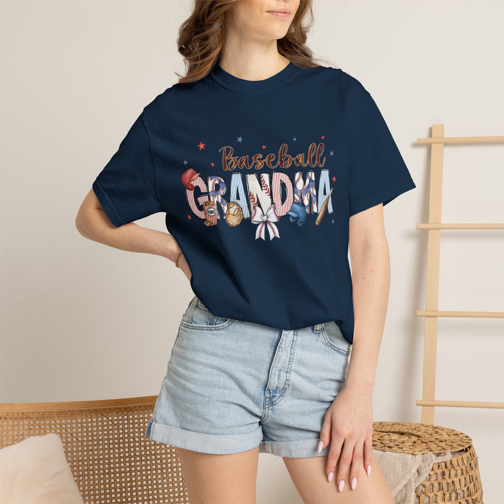 Baseball Grandma T-Shirt — Cute Sports Grandma Gift