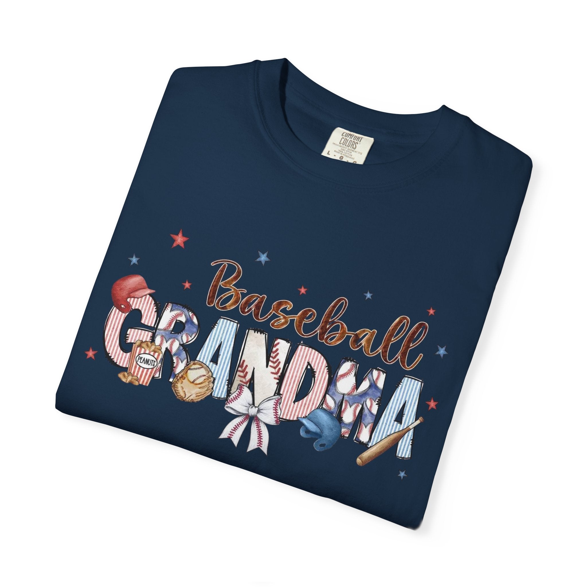 Baseball Grandma T-Shirt — Cute Sports Grandma Gift