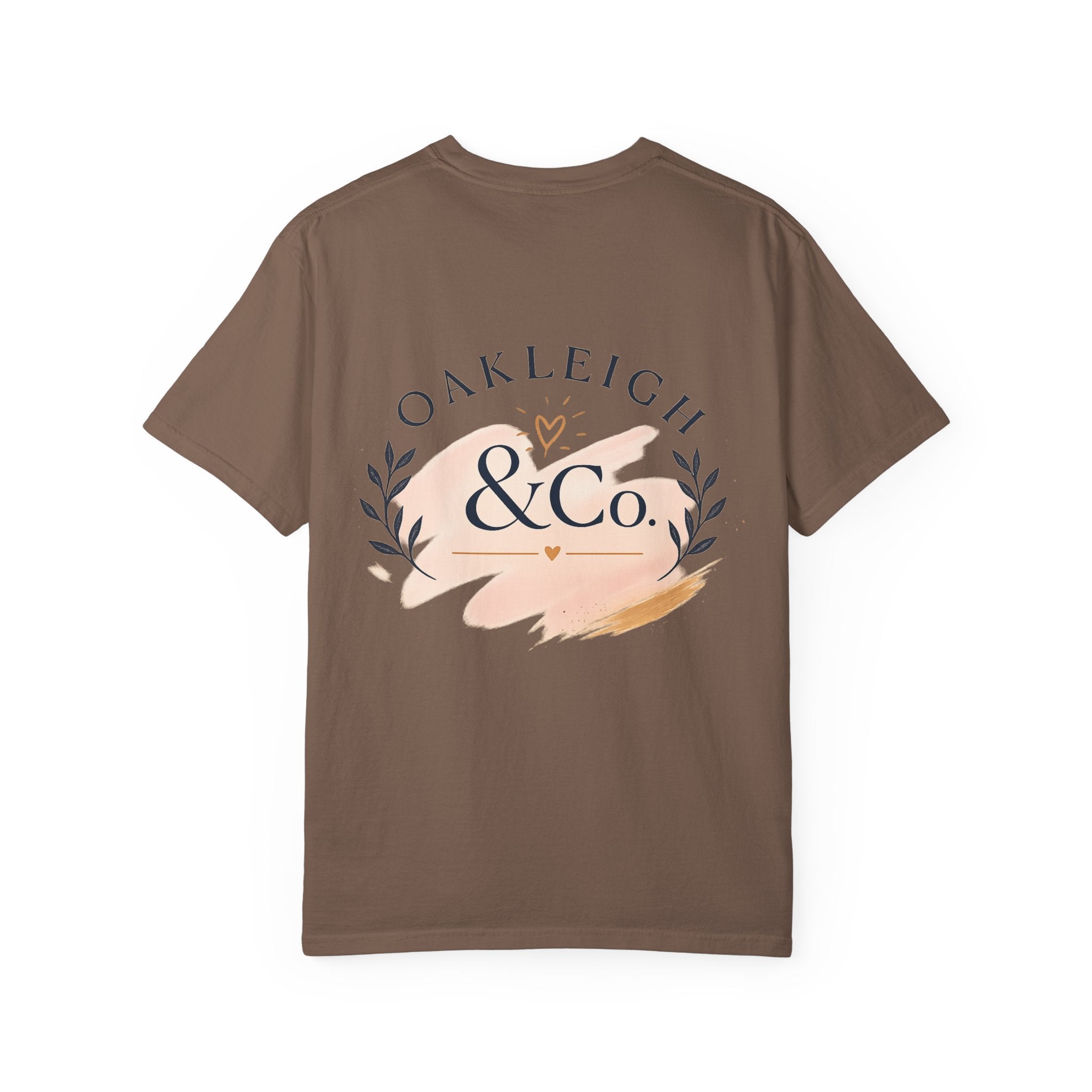 Oakleigh & Co. Branded T‑Shirt — Minimal Logo Chest & Back Paintbrush Design
