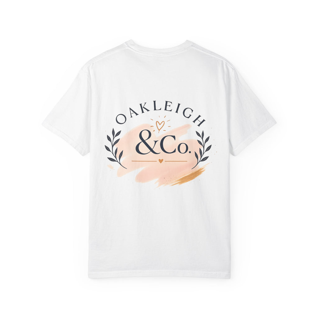 Oakleigh & Co. Branded T‑Shirt — Minimal Logo Chest & Back Paintbrush Design