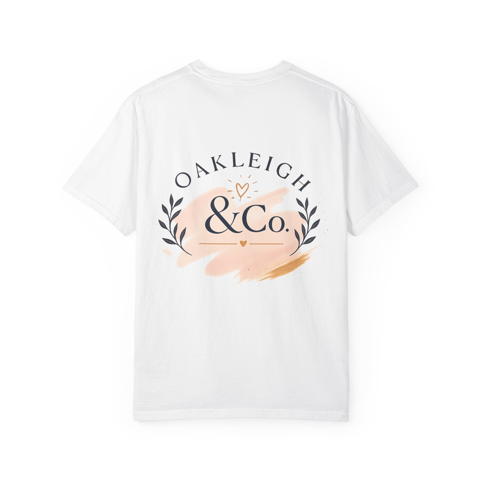 Oakleigh & Co. Branded T‑Shirt — Minimal Logo Chest & Back Paintbrush Design