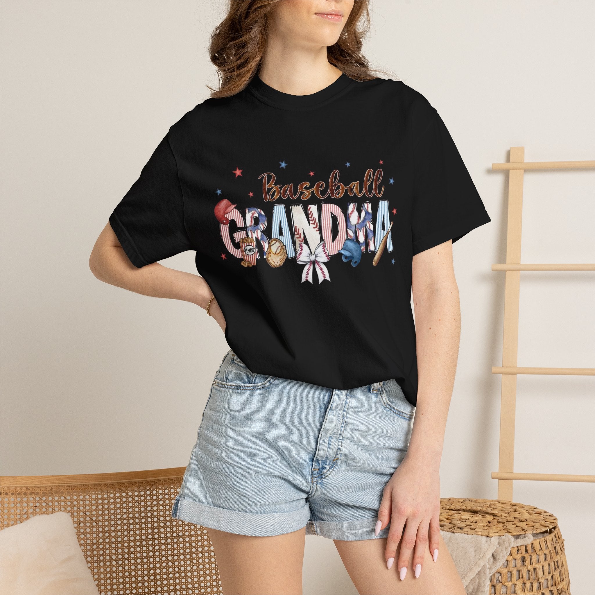 Baseball Grandma T-Shirt — Cute Sports Grandma Gift