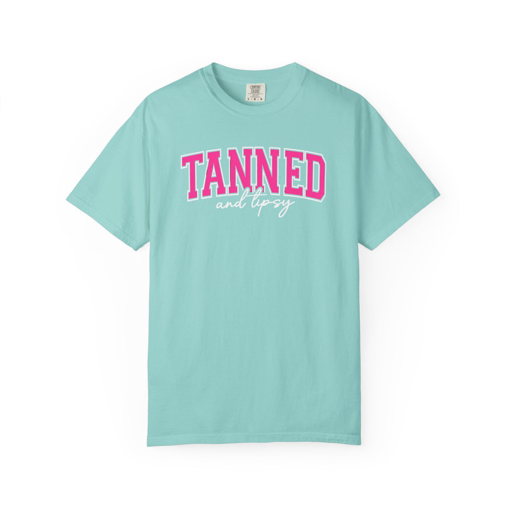T-Shirt — "TANNED" Pink Arch Graphic Tee