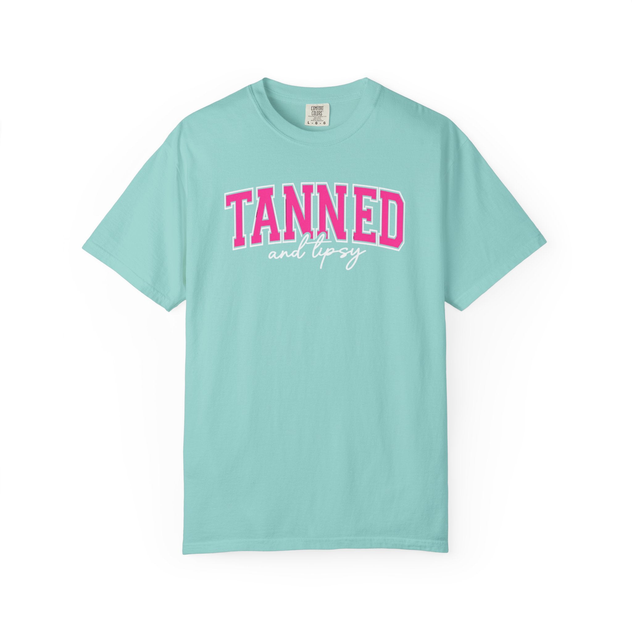 T-Shirt — "TANNED" Pink Arch Graphic Tee