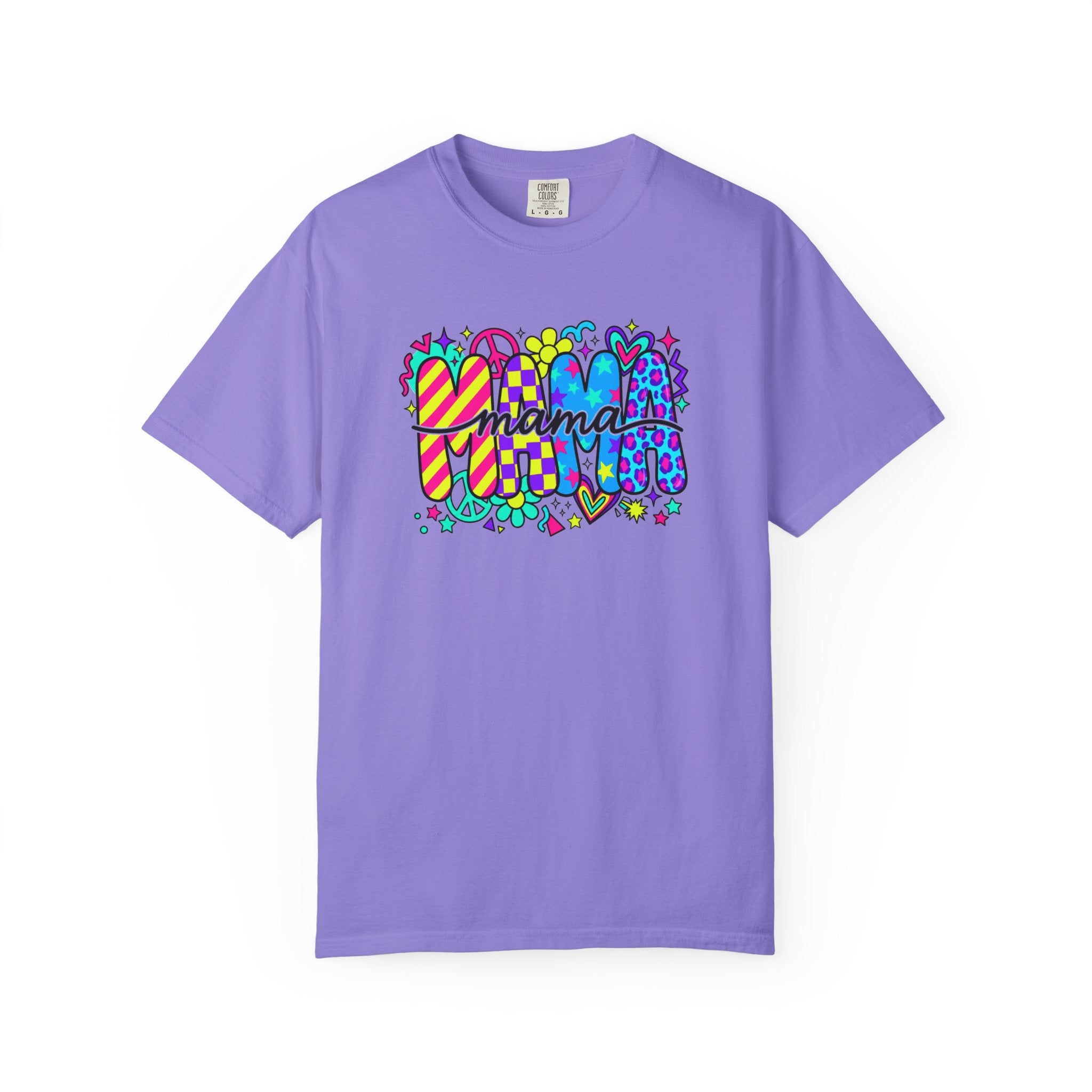 Mama Pop Art T-Shirt — Colorful Retro Mom Graphic Tee