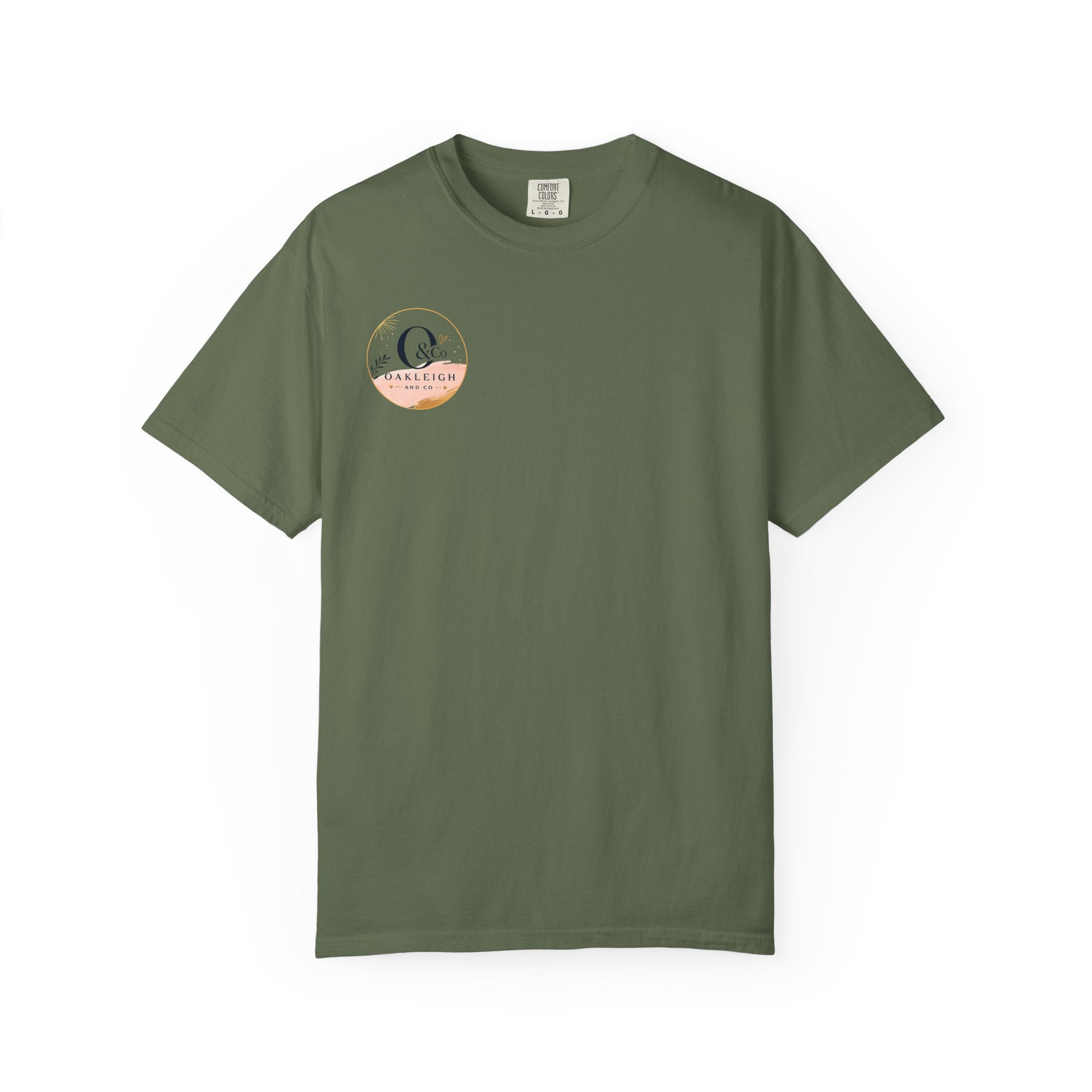 Oakleigh & Co. Branded T‑Shirt — Minimal Logo Chest & Back Paintbrush Design