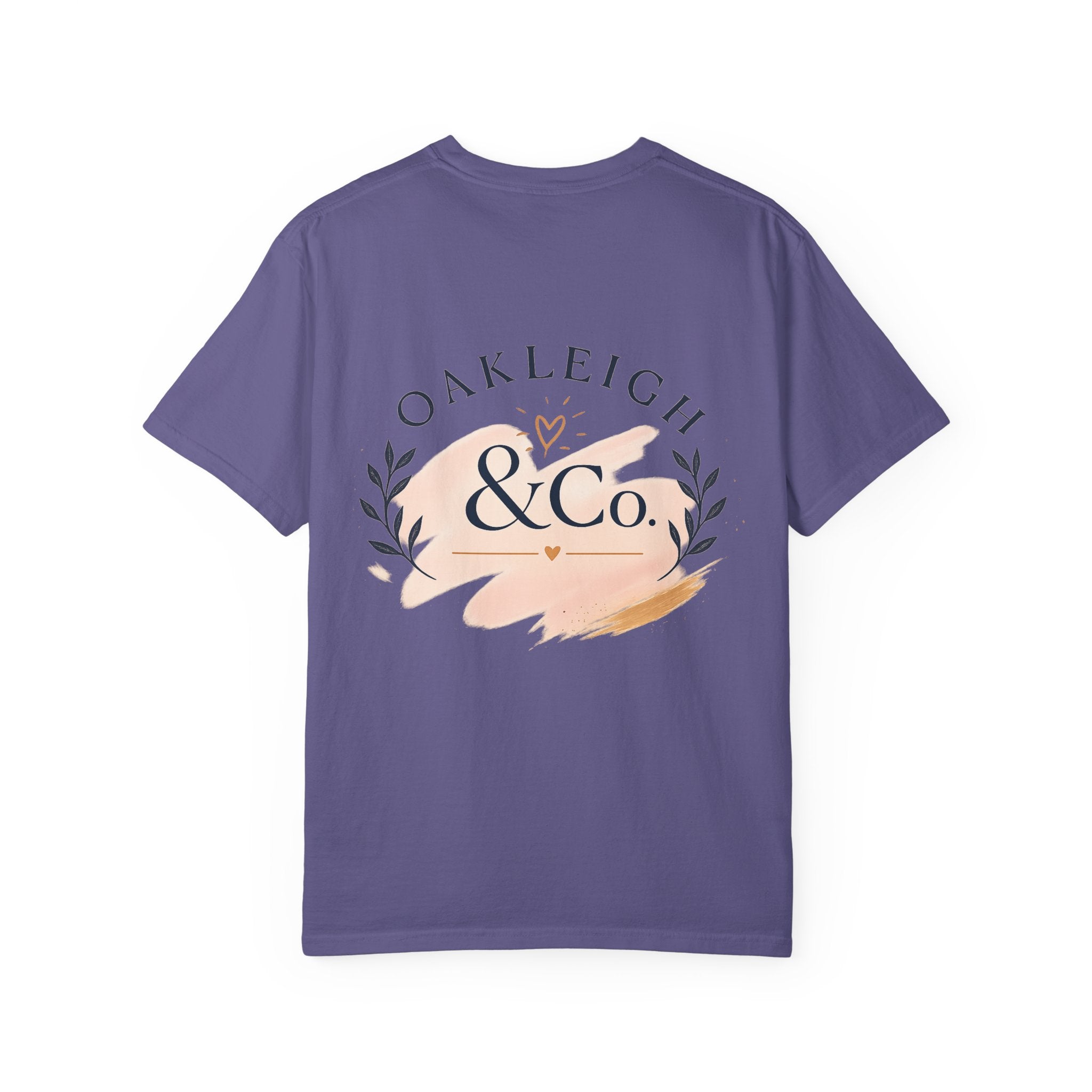 Oakleigh & Co. Branded T‑Shirt — Minimal Logo Chest & Back Paintbrush Design